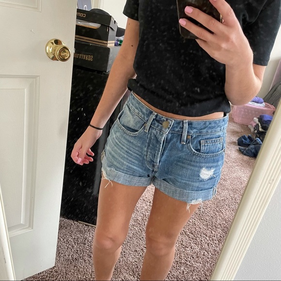 Bullhead Girlfriend Denim Shorts - Picture 2 of 8